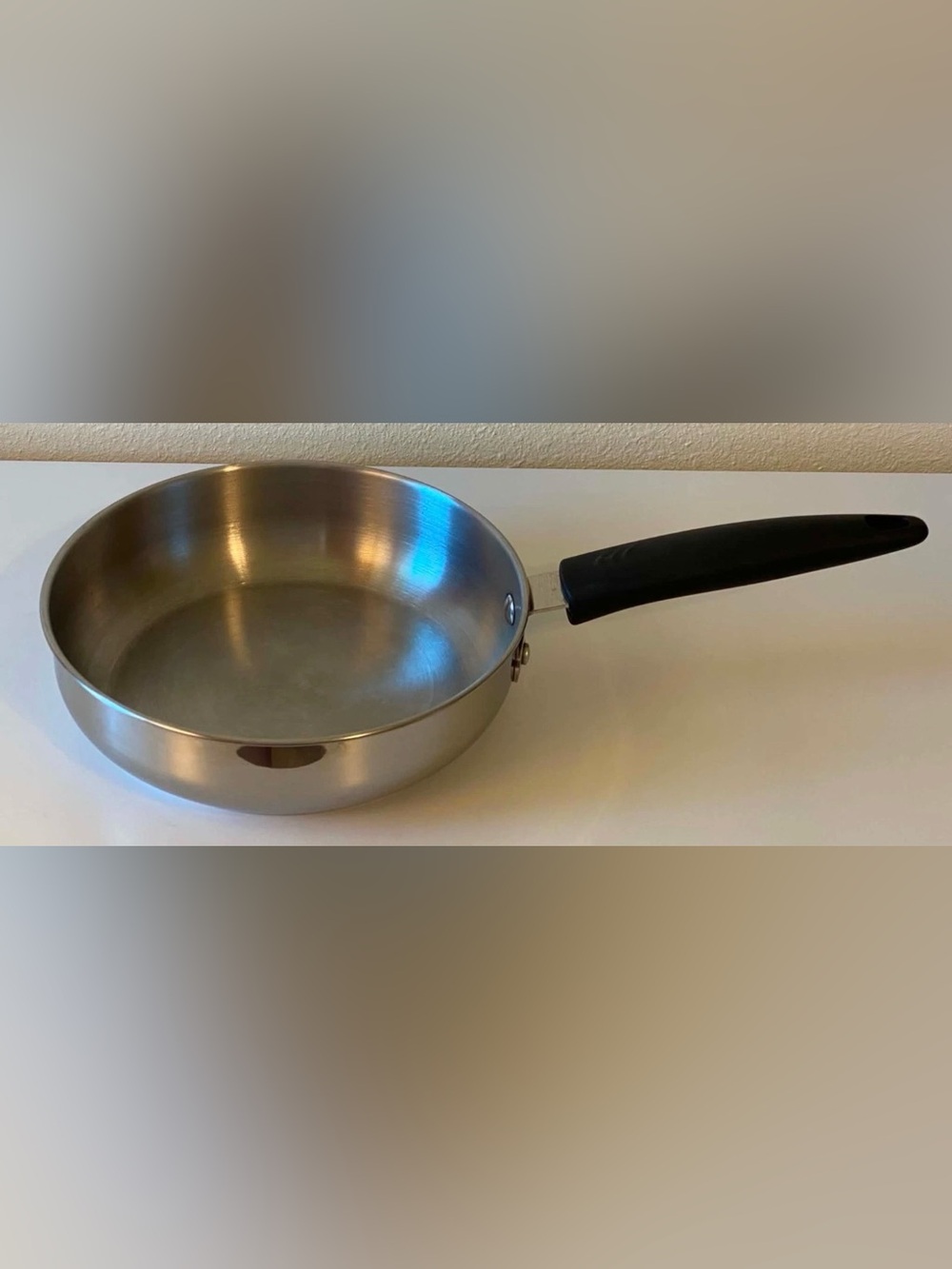 Tools of The Trade Basics Stainless Steel 8" Skillet Frying Pan, No Lid, 81009